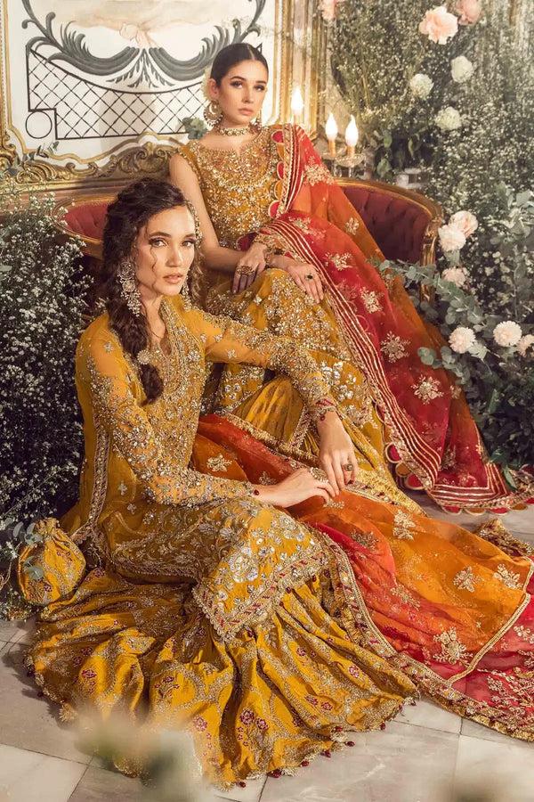 Mehndi Gharara Dress
