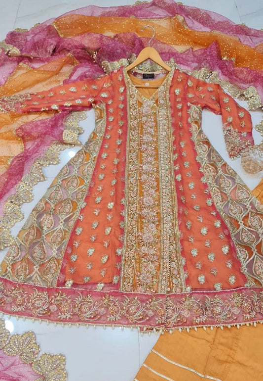 Mehndi A line Dress
