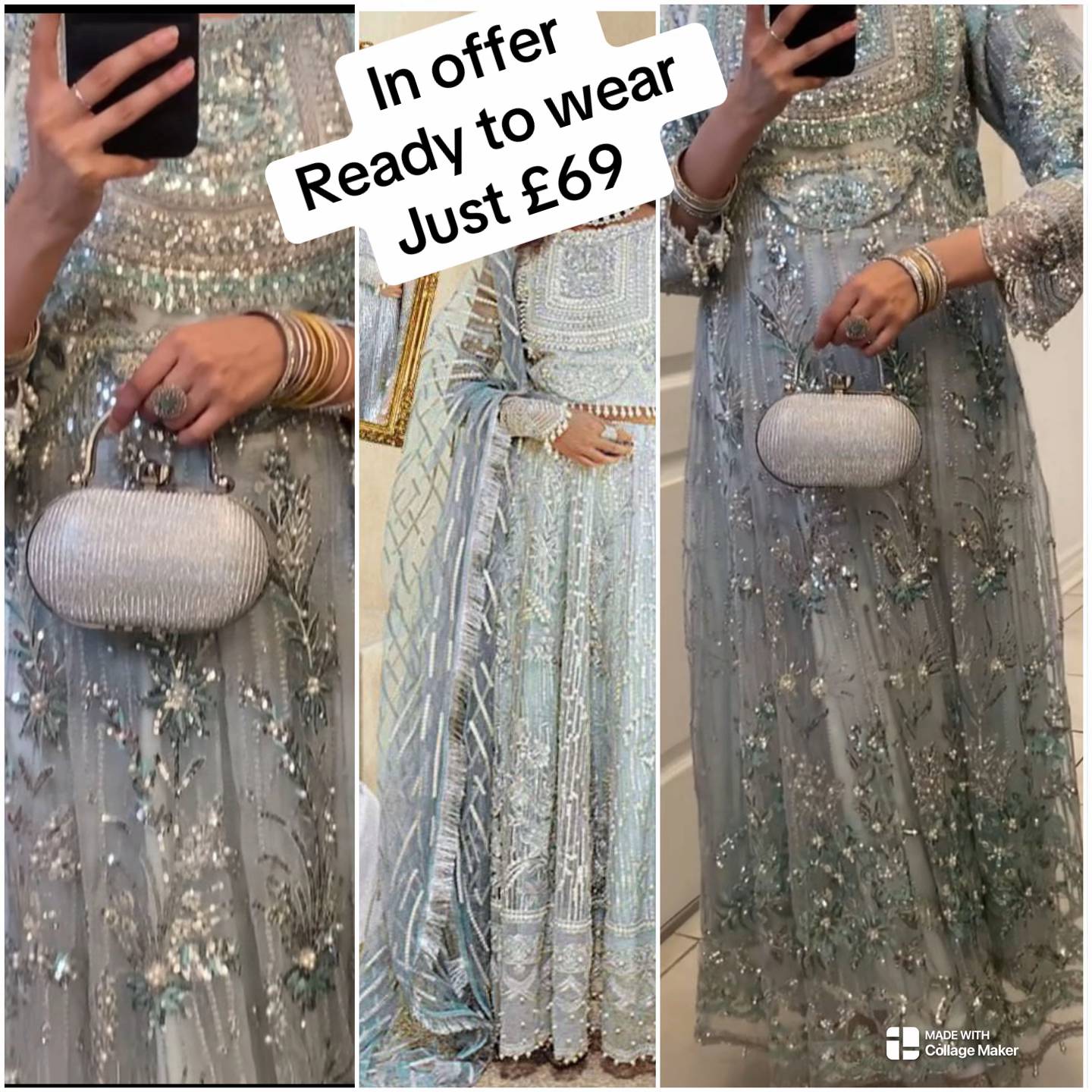 Sky blue Maxi Dress