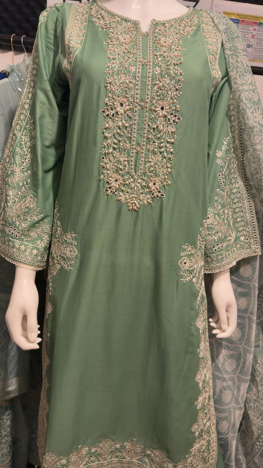 A30 - Refreshing Mint Lawn Suit