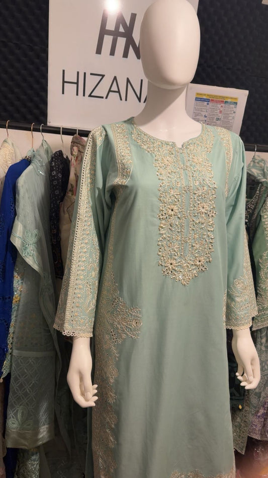 A31 - Rich Teal Lawn Suit