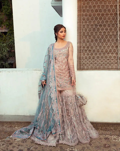 Tan Shirt & Gharara