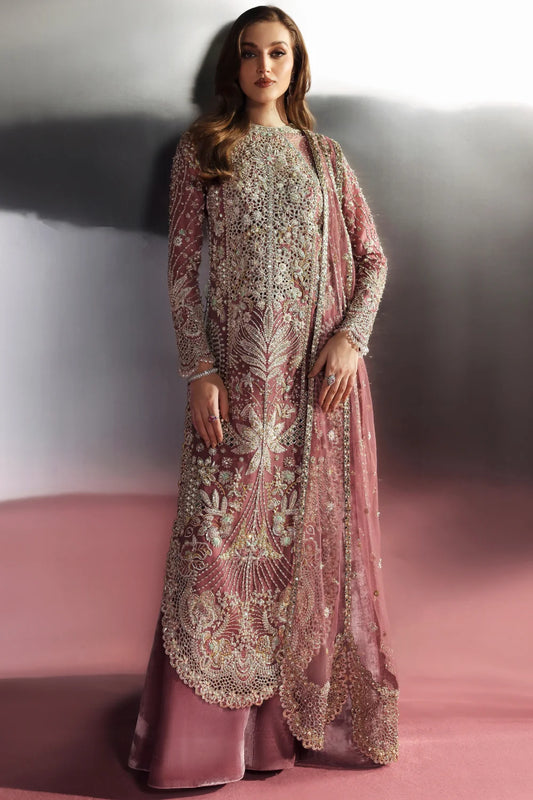 Nude Pink Long kameez with plazo