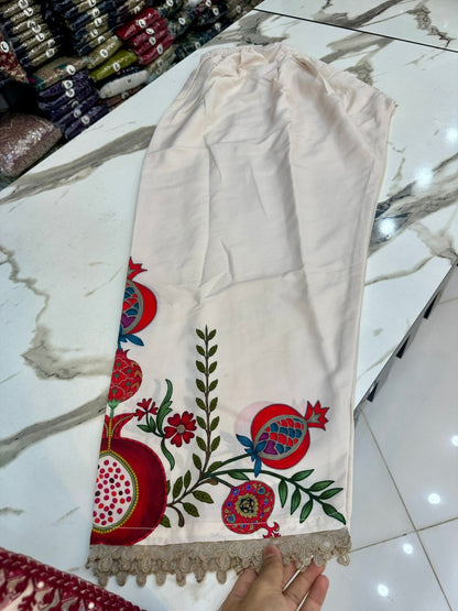 Crimson Pomegranate Long Kameez (Inspired by Maria B.)
