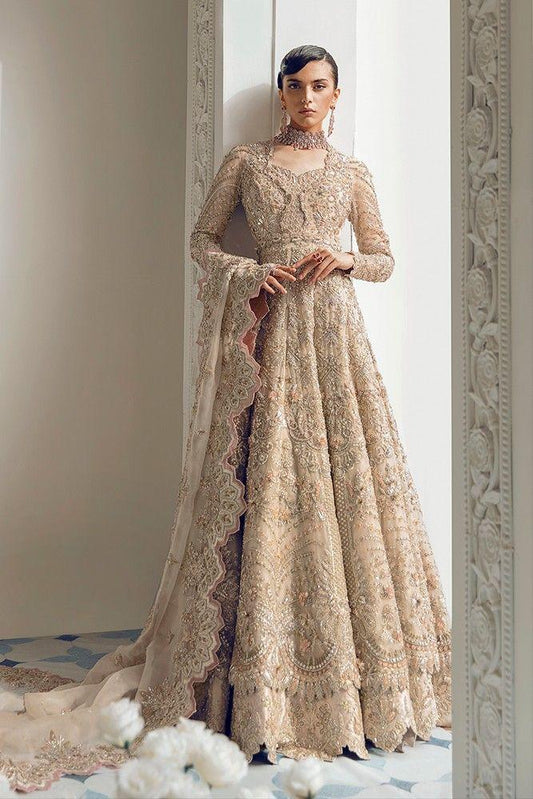 Light Gold Double Layer Maxi Dress