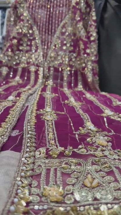 Hot Pink Long Open Shirt